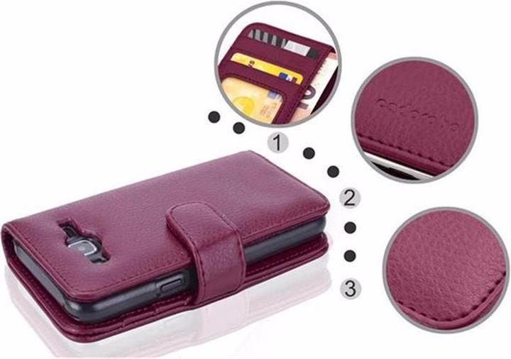 Image du produit Cadorabo Book avec 3 pochettes pour cartes Couverture (Samsung Galaxy J5 (2015))