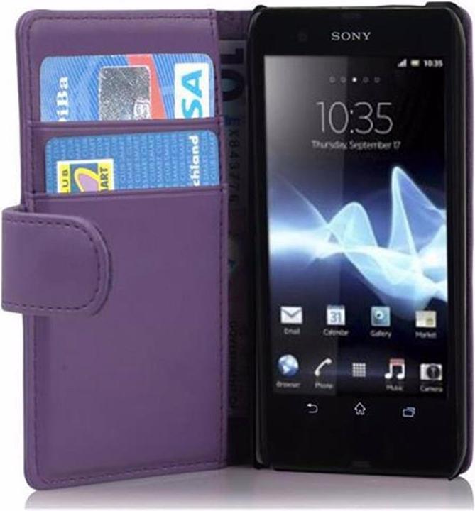 Actual product image Cadorabo Book Smooth Cover (Sony Xperia T)