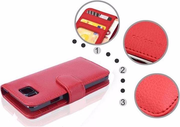 Image du produit Cadorabo Book avec 3 pochettes pour cartes Couverture (Samsung Galaxy Alpha)