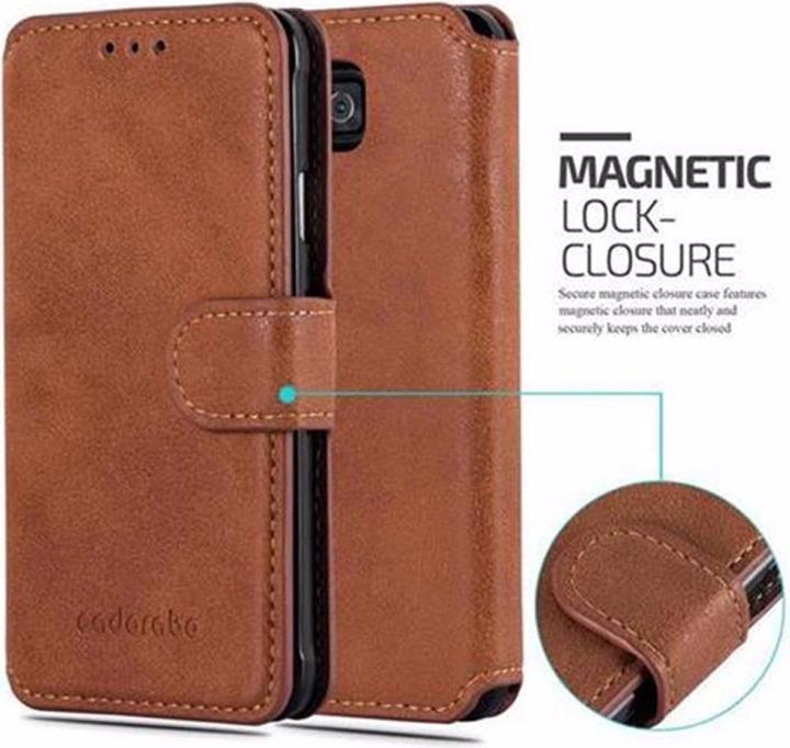 Image du produit Cadorabo Book Retro Matt Wallet Cover (Samsung Galaxy Alpha)