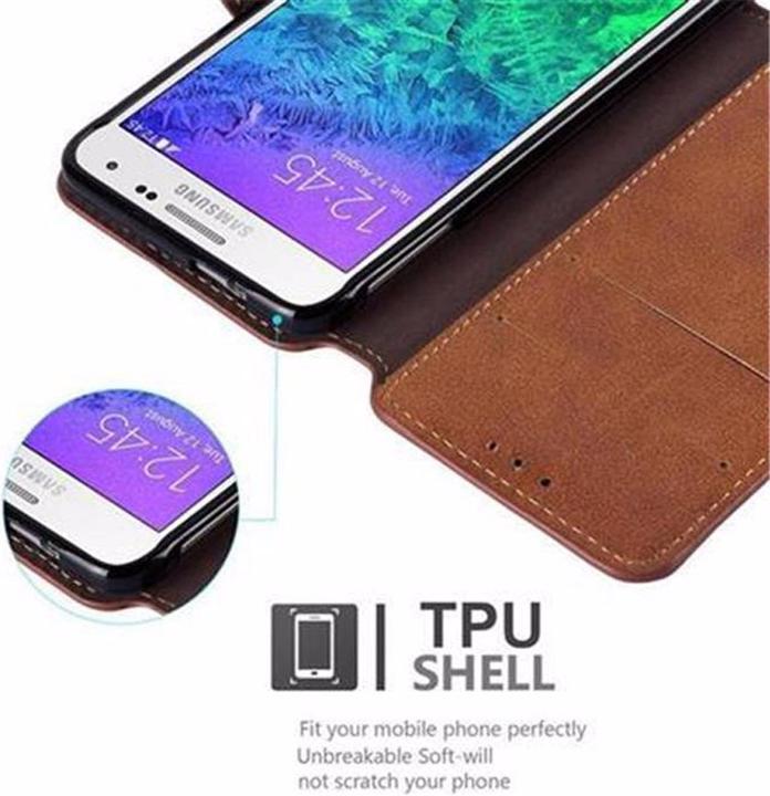 Image du produit Cadorabo Book Retro Matt Wallet Cover (Samsung Galaxy Alpha)