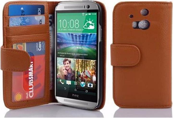 Actual product image Cadorabo Book with 3 card slots cover (HTC One M8)