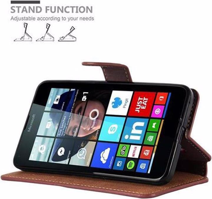 Actual product image Cadorabo Book Retro Matt Wallet Cover (Microsoft Lumia 640)