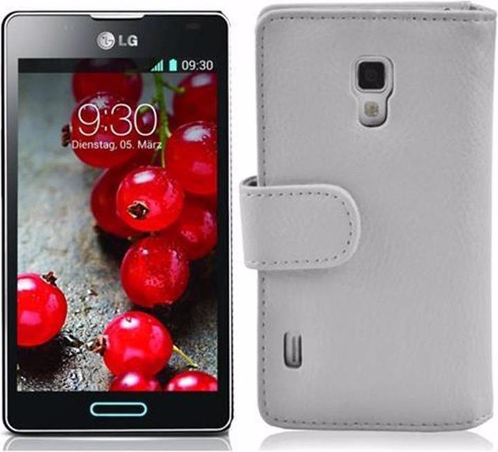 Productafbeelding Cadorabo Boek met structuur omslag (LG Optimus L7 II)