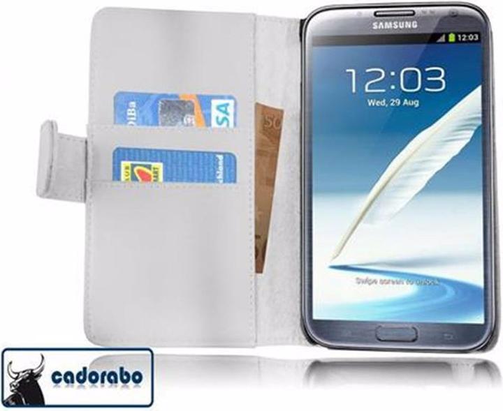Produktbild Cadorabo Book Glatt Cover (Samsung Galaxy Note 2)