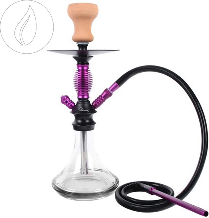 Moosmayr Shisha Achilles Lila 42cm 1 Anschl. (42 cm)
