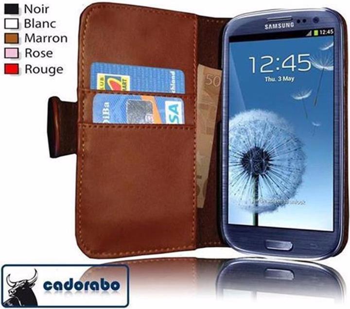 Actual product image Cadorabo Book Smooth Cover (Samsung Galaxy S3, Samsung Galaxy S3 Neo)