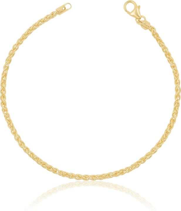 Muau Zopf (19 cm, 750/18K Gelbgold)