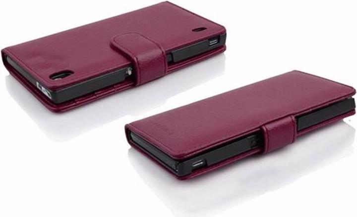 Actual product image Cadorabo Book with 3 card slots cover (Huawei Ascend P7)