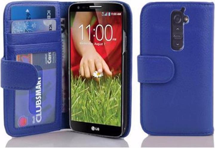 Actual product image Cadorabo Book with 3 card slots cover (LG G2)