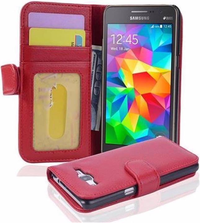 Actual product image Cadorabo Book with 3 card slots cover (Samsung Galaxy Grand Prime)