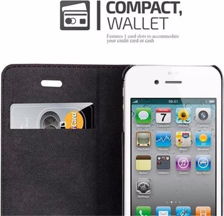 Immagine prodotto Cadorabo Copertina magnetica invisibile del libro (Apple iPhone 4)