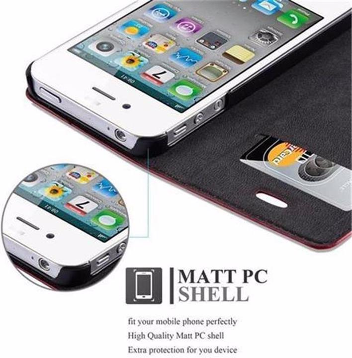 Immagine prodotto Cadorabo Copertina magnetica invisibile del libro (Apple iPhone 4)