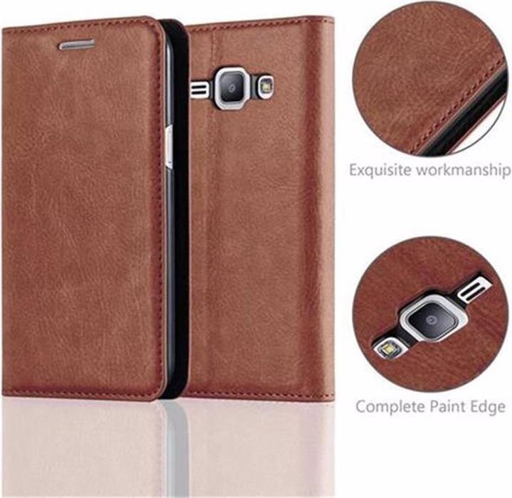 Produktbild Cadorabo Book Invisible Magnet Cover (Samsung Galaxy J1)