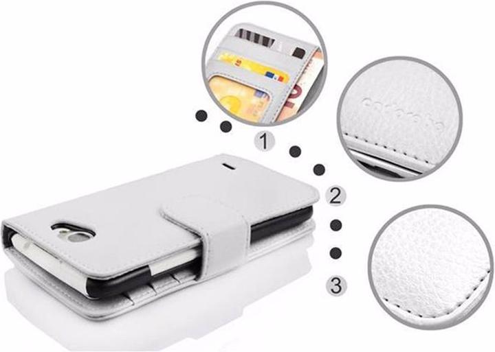 Image du produit Cadorabo Book avec 3 pochettes pour cartes Couverture (LG L90)
