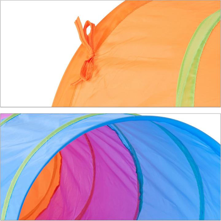 Actual product image Relaxdays Colourful play tunnel