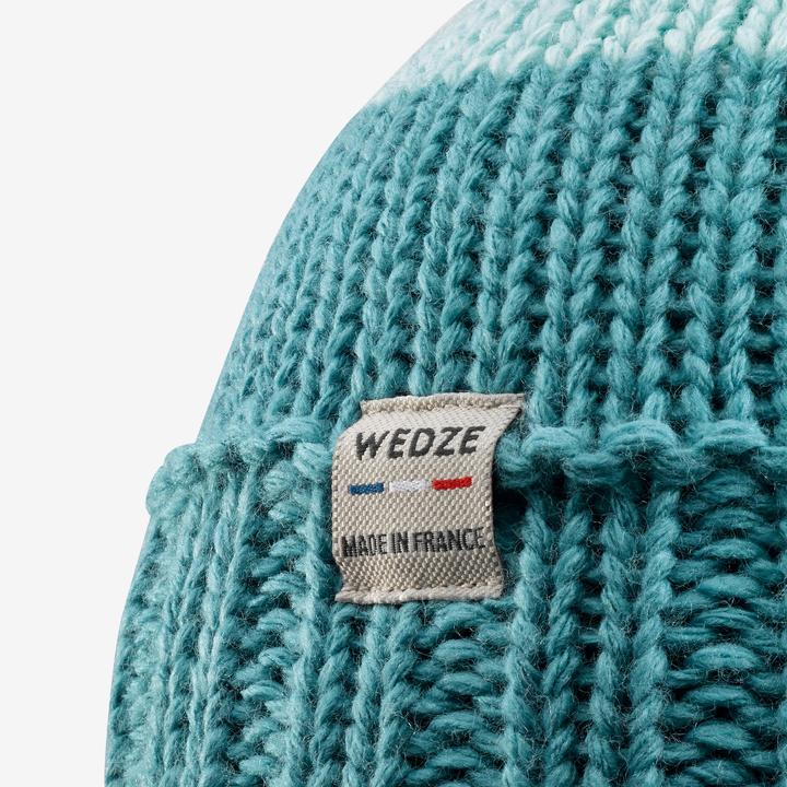 Actual product image Wedze Ski cap for children Made in France - Grand Nord blue (One size)