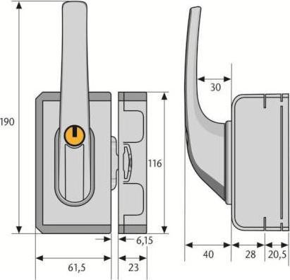Produktbild Abus FO500N W AL0089