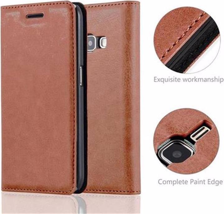 Actual product image Cadorabo Book Invisible Magnet Cover (Samsung Galaxy J1 (2016))