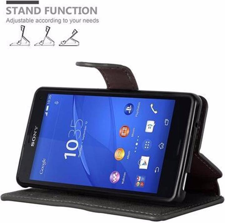 Actual product image Cadorabo Book Retro Matt Wallet Cover (Sony Xperia Z3 Compact)