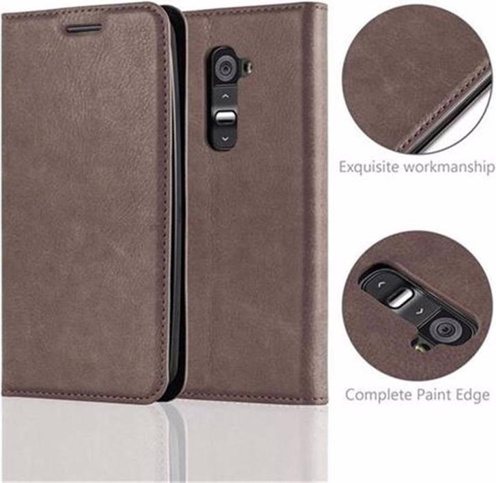 Produktbild Cadorabo Book Invisible Magnet Cover (LG G2)