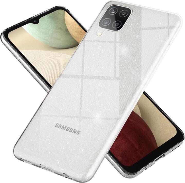 Produktbild Nalia Klare Glitzer Silikon Hülle (Samsung Galaxy A12)