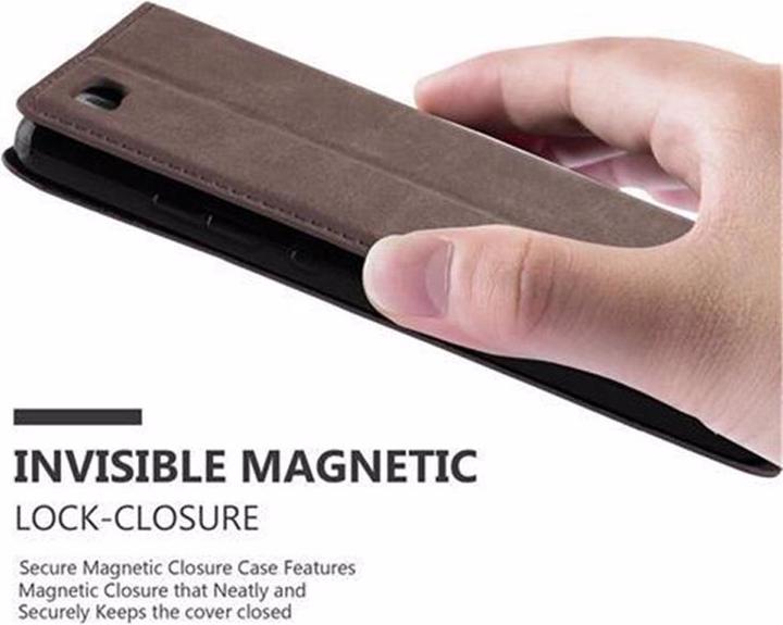 Actual product image Cadorabo Book Invisible Magnet Cover (Huawei P8 Lite)