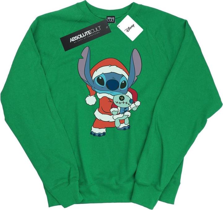 Disney Lilo And Stitch Stitch Christmas Sweatshirt (L)