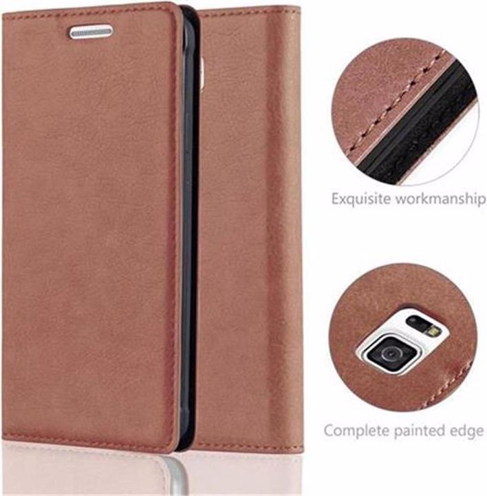 Produktbild Cadorabo Book Invisible Magnet Cover (Samsung Galaxy Alpha)
