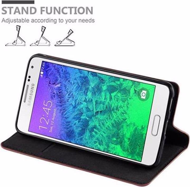 Produktbild Cadorabo Book Invisible Magnet Cover (Samsung Galaxy Alpha)