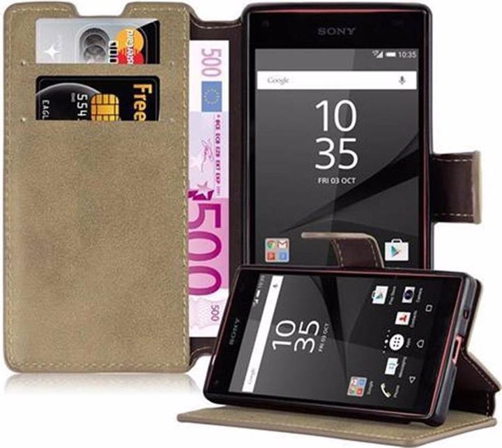 Image du produit Cadorabo Book Retro Matt Wallet Cover (Sony Xperia Z5 Compact)