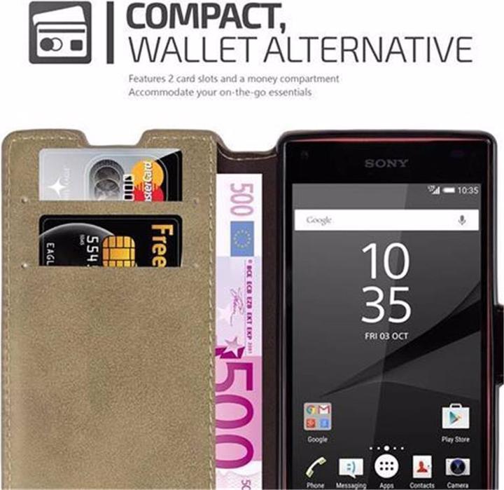 Image du produit Cadorabo Book Retro Matt Wallet Cover (Sony Xperia Z5 Compact)