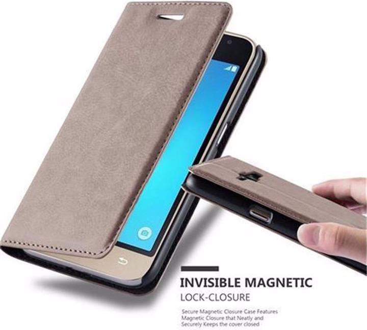 Image du produit Cadorabo Book Couverture magnétique invisible (Samsung Galaxy J1 (2016))