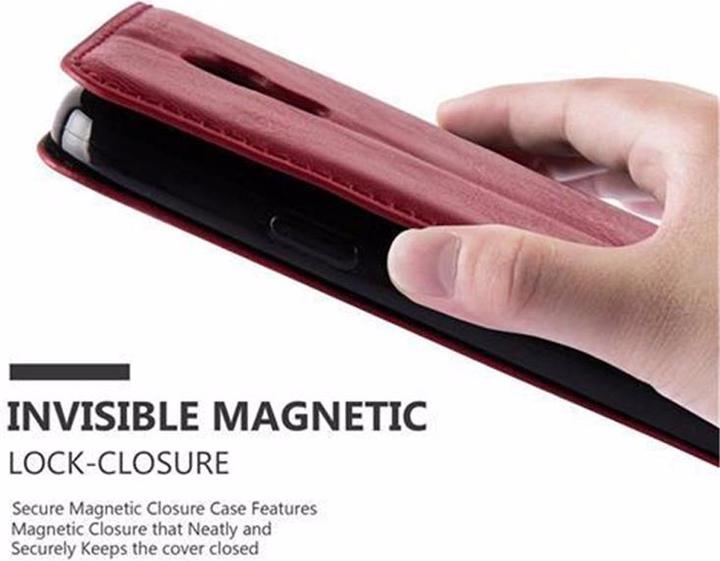 Actual product image Cadorabo Book Invisible Magnet Cover (Samsung Galaxy S4 mini)