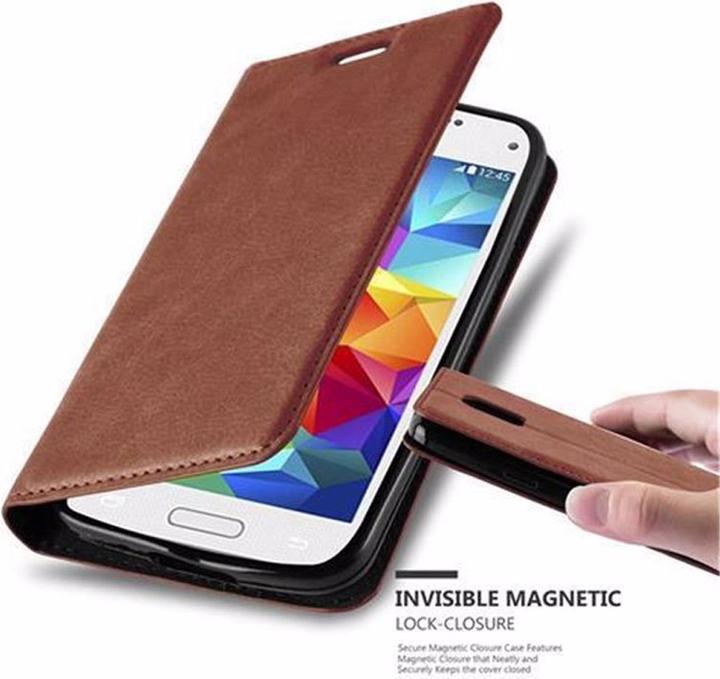 Immagine prodotto Cadorabo Copertina magnetica invisibile del libro (Samsung Galaxy S5 Mini Duos, Samsung Galaxy S5 Mini)