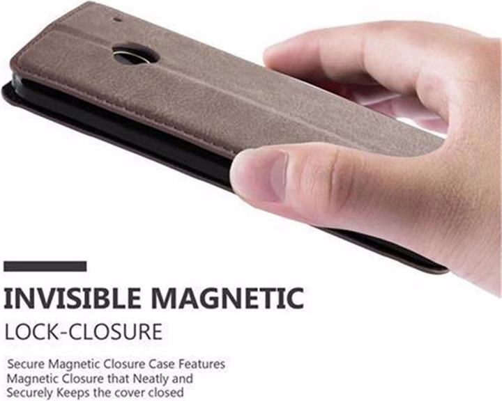 Produktbild Cadorabo Book Invisible Magnet Cover (HTC One M7)