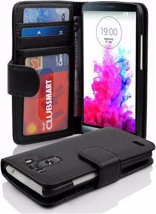 Produktbild Cadorabo Book mit 3 Kartenfächer Cover (LG G3)