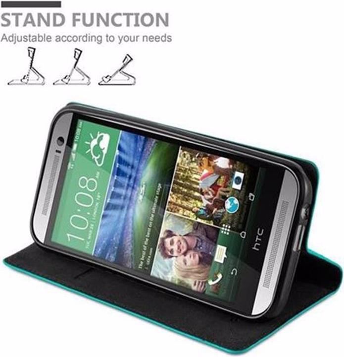 Produktbild Cadorabo Book Invisible Magnet Cover (HTC One M8)