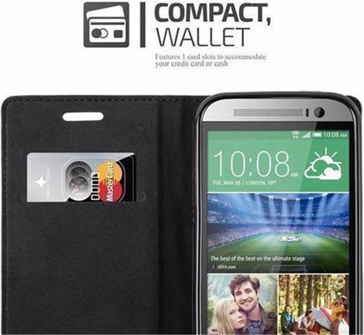 Produktbild Cadorabo Book Invisible Magnet Cover (HTC One M8)