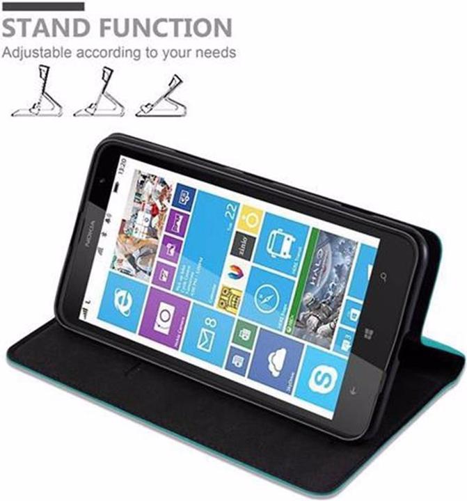 Produktbild Cadorabo Book Invisible Magnet Cover (Nokia Lumia 1320)