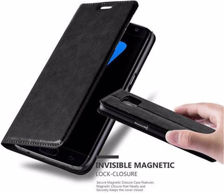 Actual product image Cadorabo Book Invisible Magnet Cover (Samsung Galaxy S7 Edge)