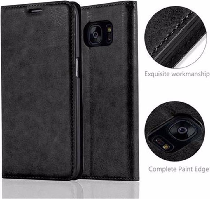 Actual product image Cadorabo Book Invisible Magnet Cover (Samsung Galaxy S7 Edge)