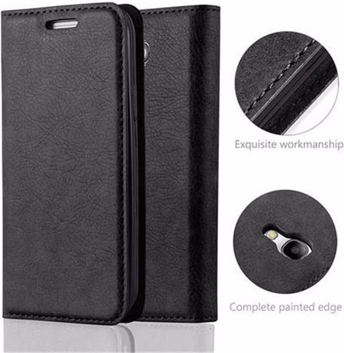 Actual product image Cadorabo Book Invisible Magnet Cover (Samsung Galaxy S4 mini)