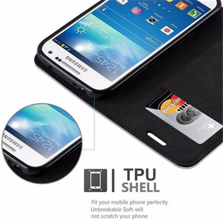 Actual product image Cadorabo Book Invisible Magnet Cover (Samsung Galaxy S4 mini)