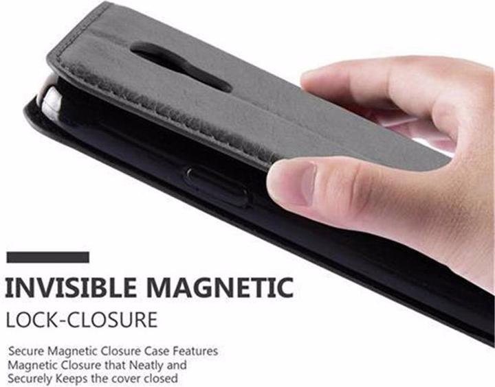 Actual product image Cadorabo Book Invisible Magnet Cover (Samsung Galaxy S4 mini)