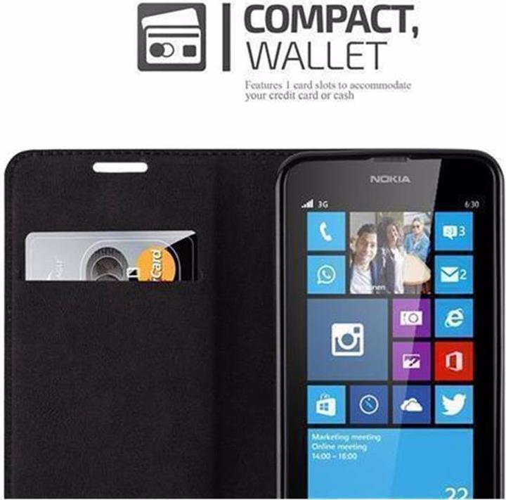 Produktbild Cadorabo Book Invisible Magnet Cover (Nokia Lumia 630)