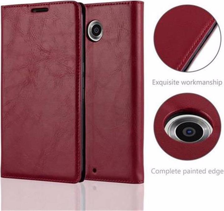 Actual product image Cadorabo Book Invisible Magnet Cover (Motorola Nexus 6)