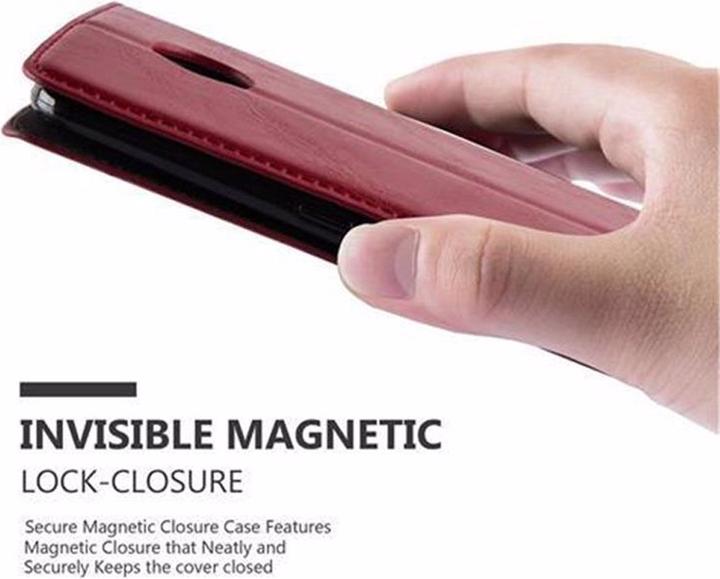 Actual product image Cadorabo Book Invisible Magnet Cover (Motorola Nexus 6)