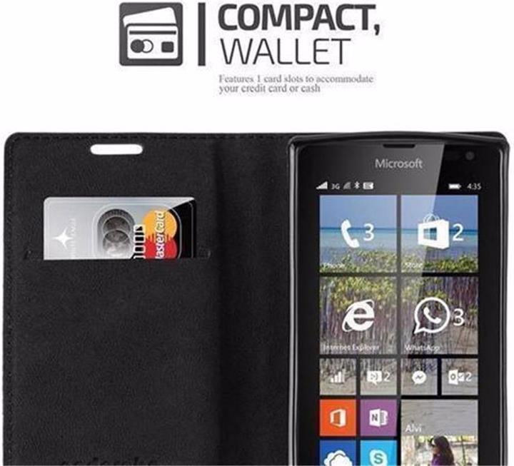 Immagine prodotto Cadorabo Copertina magnetica invisibile del libro (Nokia Lumia 435)