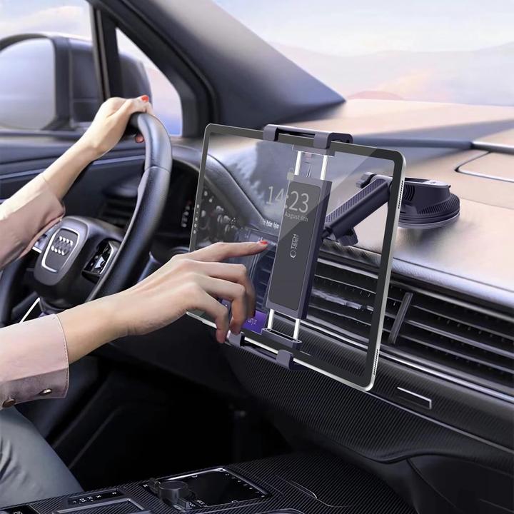 Produktbild Tech-Protect V4 Car Tablet Holder for Cockpit Mount - Black